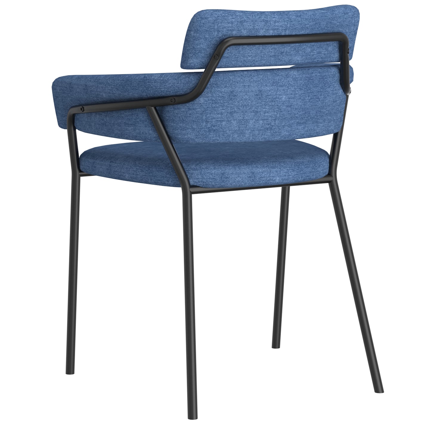 Axel Side Chair, Set of 2 in Blue and Black