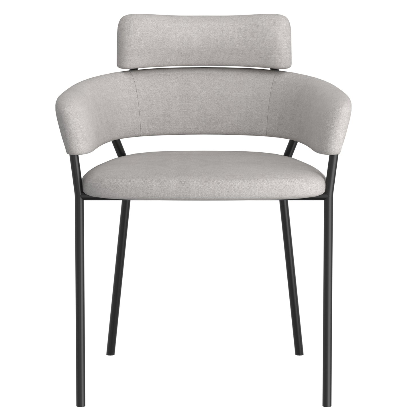 Axel Side Chair, Set of 2 in Grey and Black