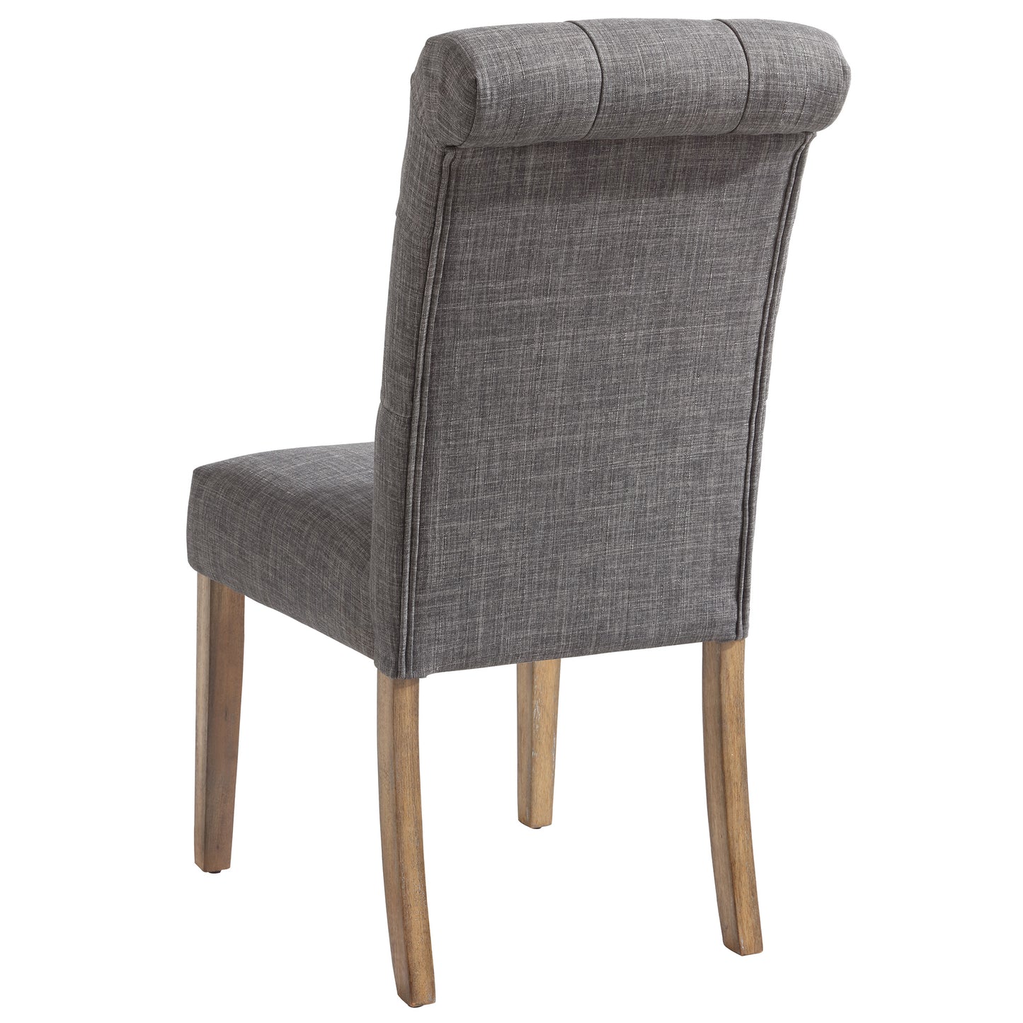 Melia Side Chair, Set of 2 in Grey and Vintage Oak