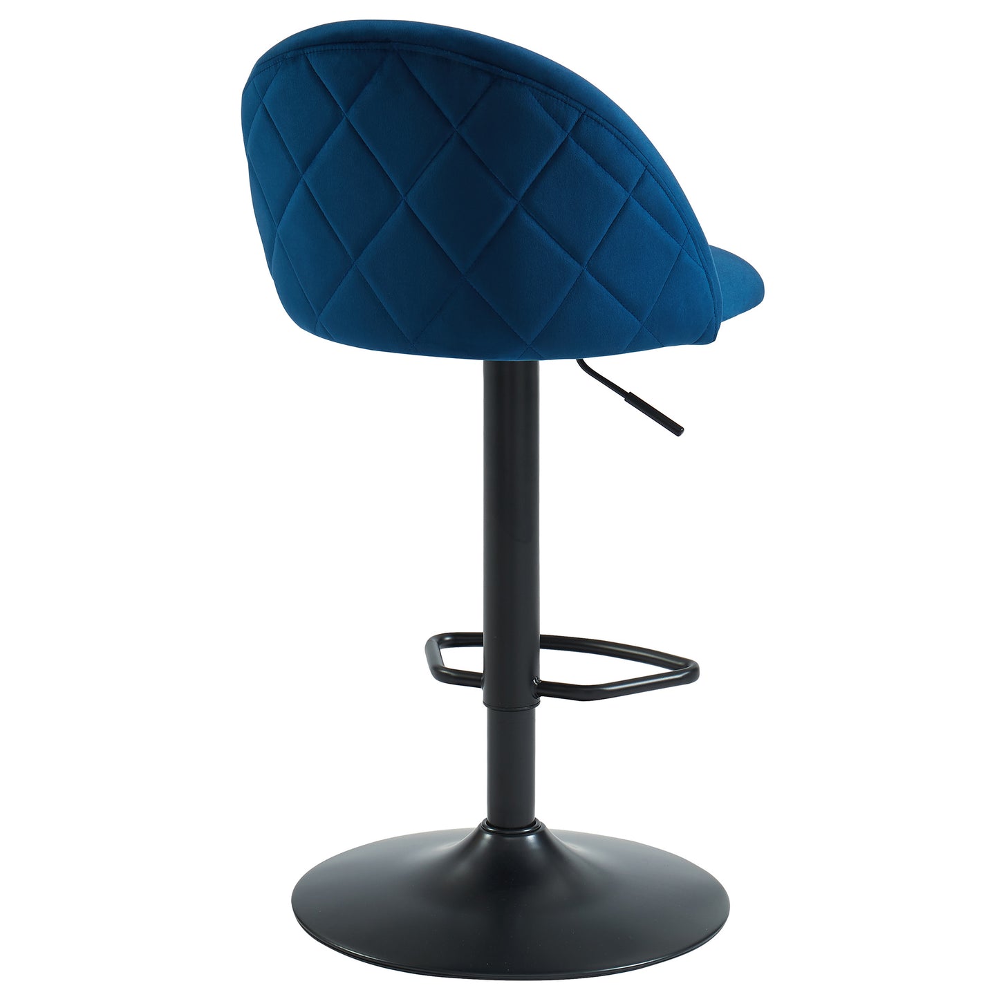 Sataro Adjustable Air Lift Stool in Blue and Black