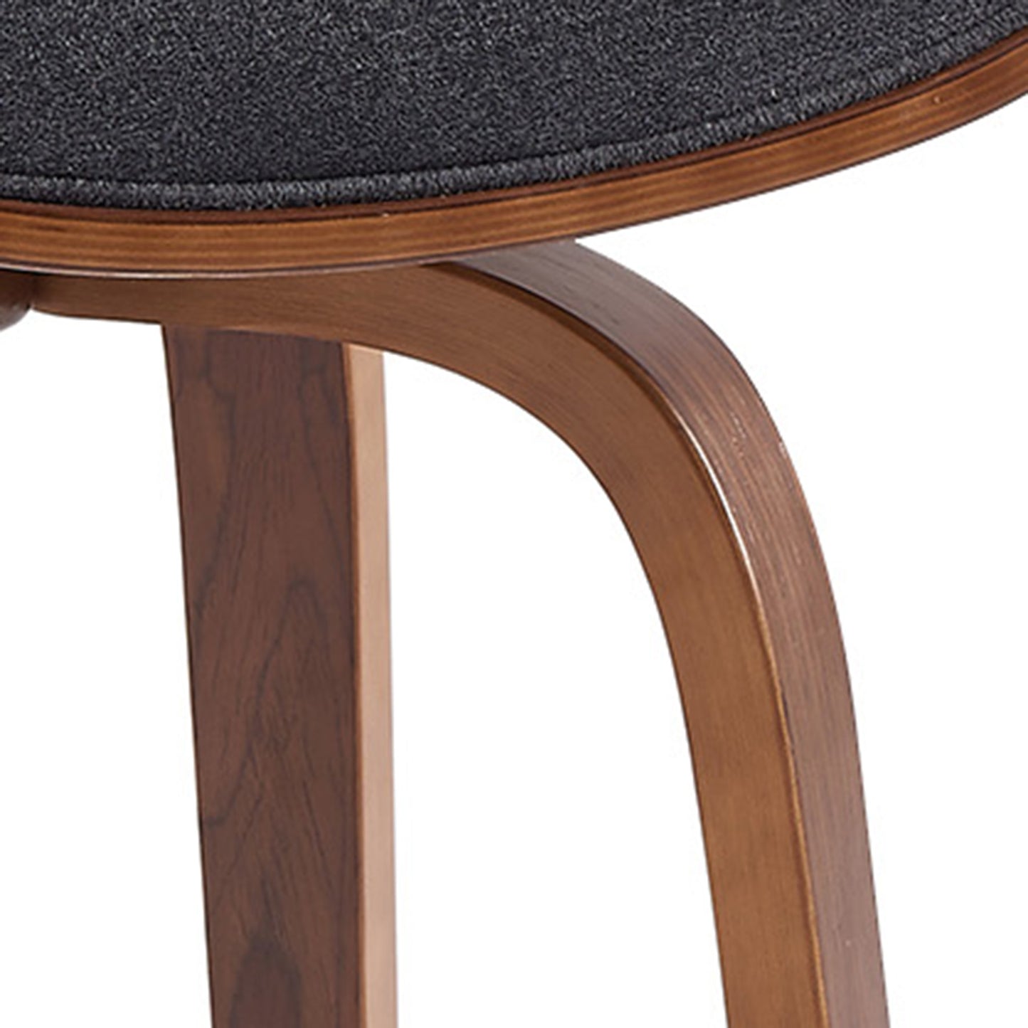 Holt 26" Counter Stool in Charcoal and Walnut