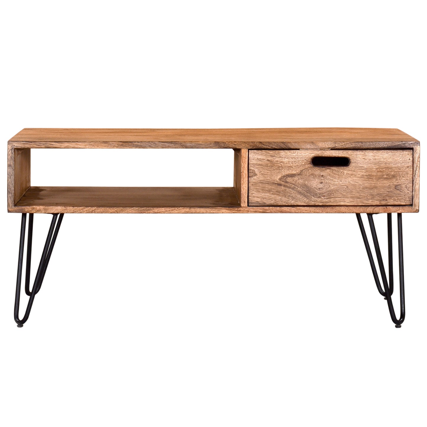 Jaydo Coffee Table in Natural Burnt and Black