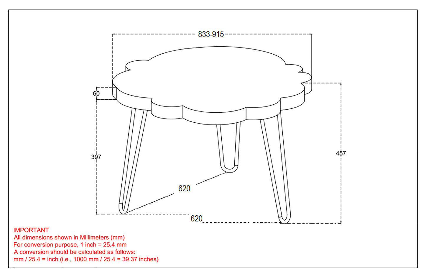 Nila Coffee Table in Natural and Black