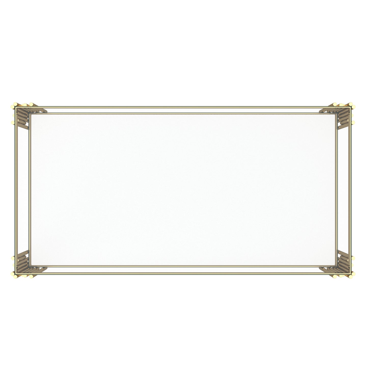 Estrel Rectangular Coffee Table in Gold