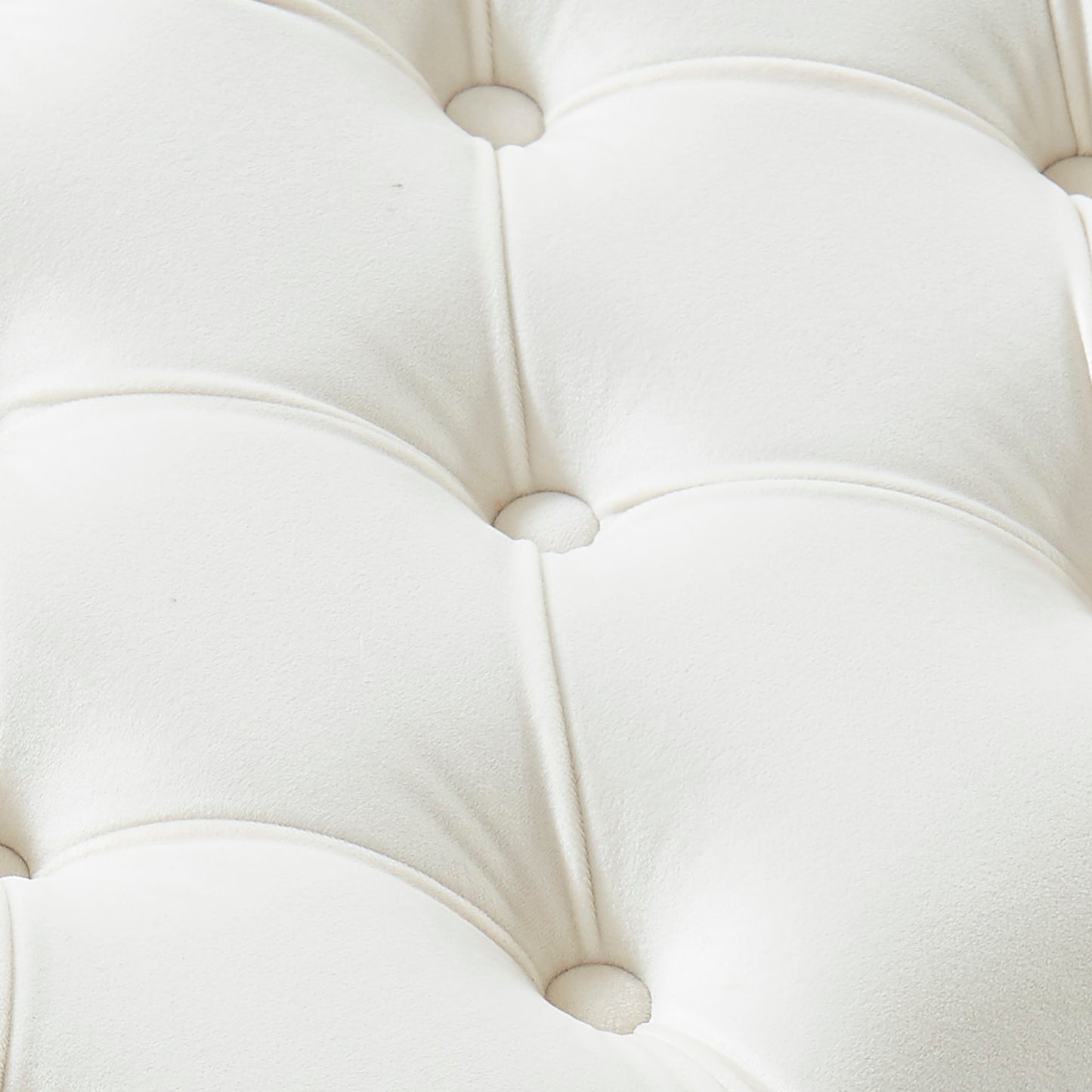 Velci Bench in Ivory and Black