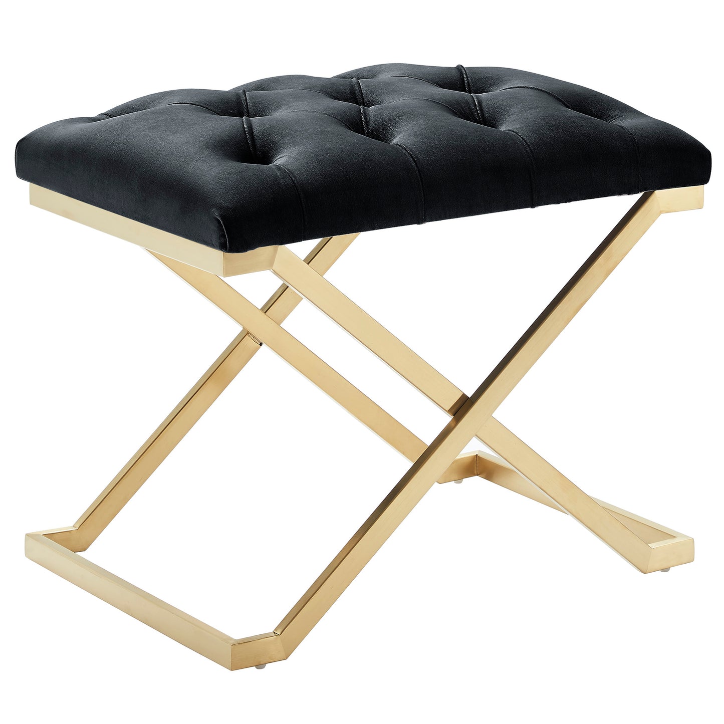 Rada Bench in Black and Gold