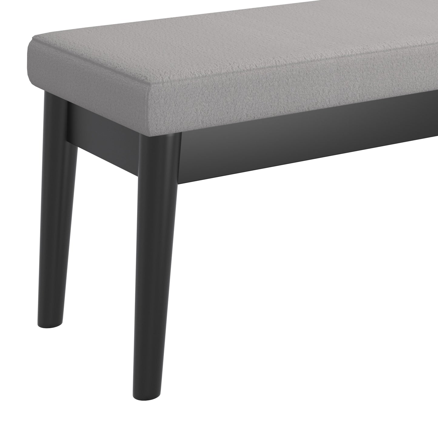 Pebble Bench in Grey and Black