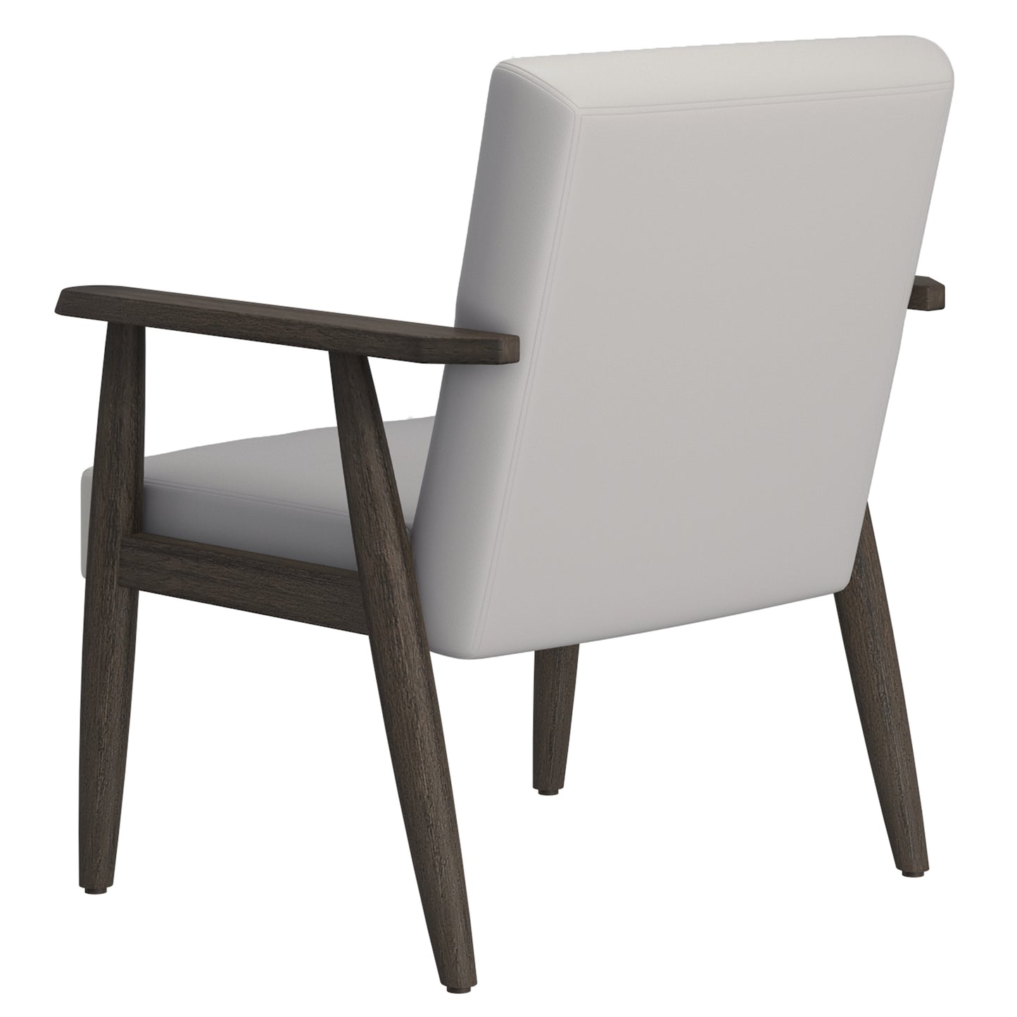 Wilder Accent Chair in Grey-Beige and Weathered Brown