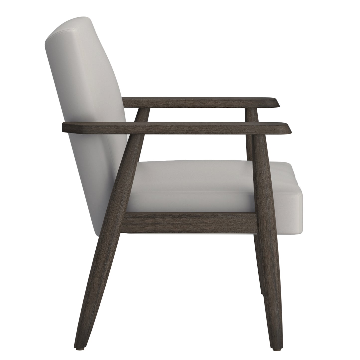 Wilder Accent Chair in Grey-Beige and Weathered Brown