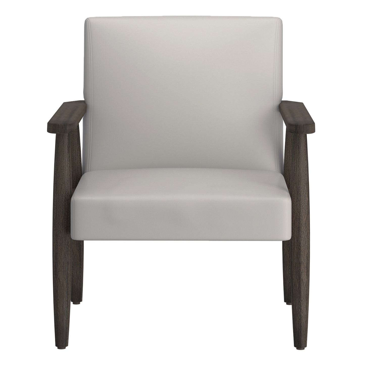 Wilder Accent Chair in Grey-Beige and Weathered Brown