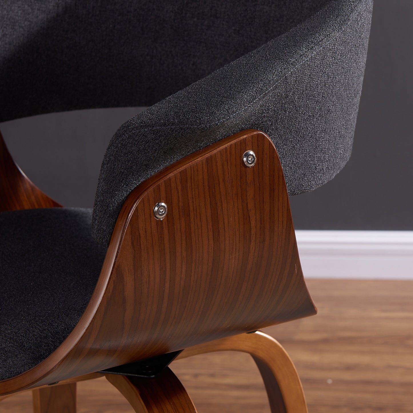 COMING SOON! Holt Accent/Dining Chair in Charcoal and Walnut