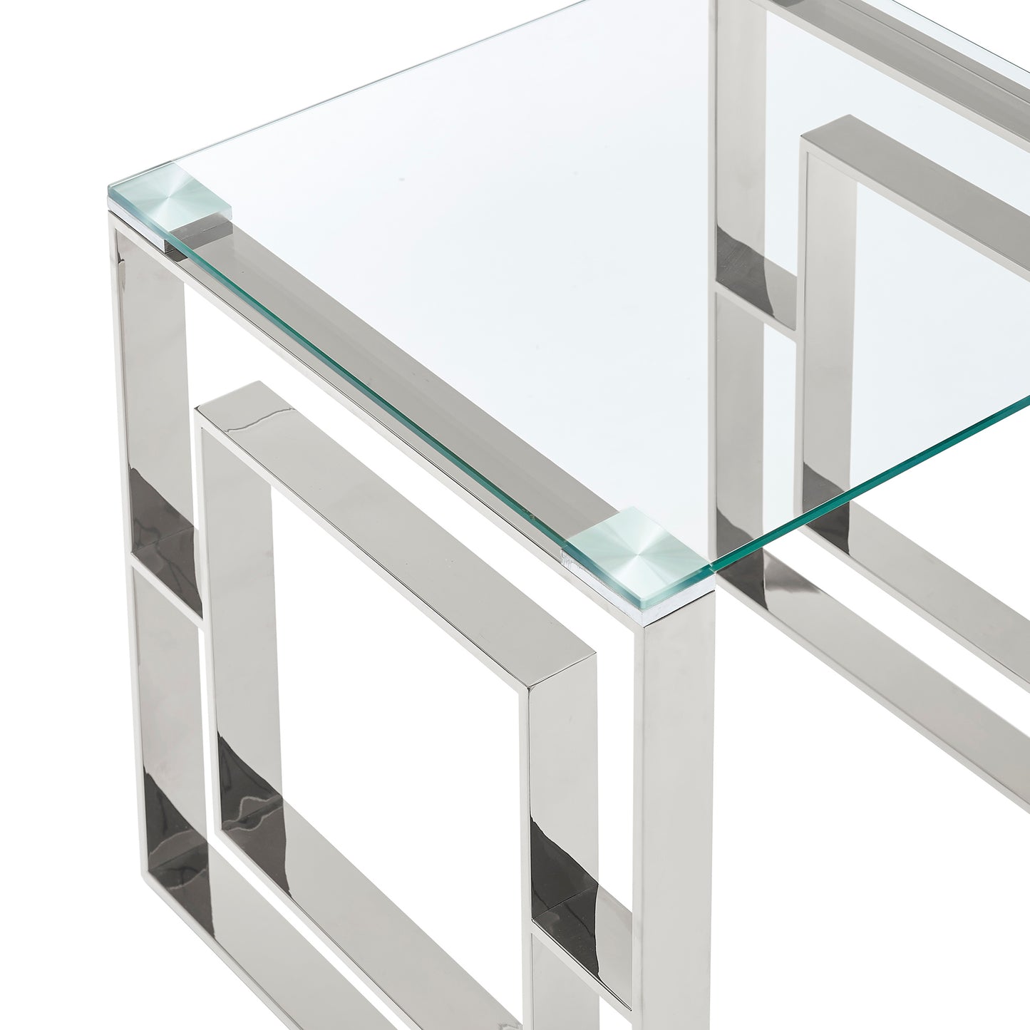 Eros Accent Table in Silver