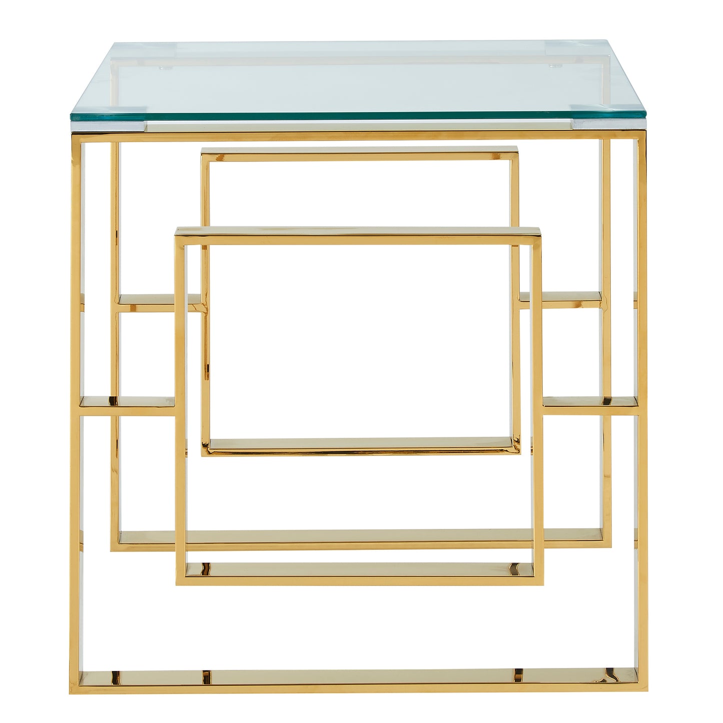 Eros Accent Table in Gold