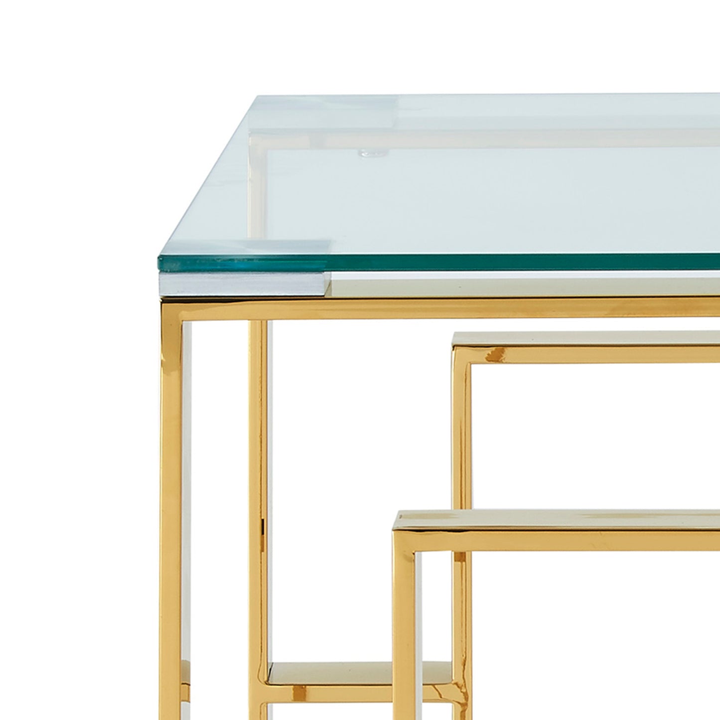 Eros Accent Table in Gold