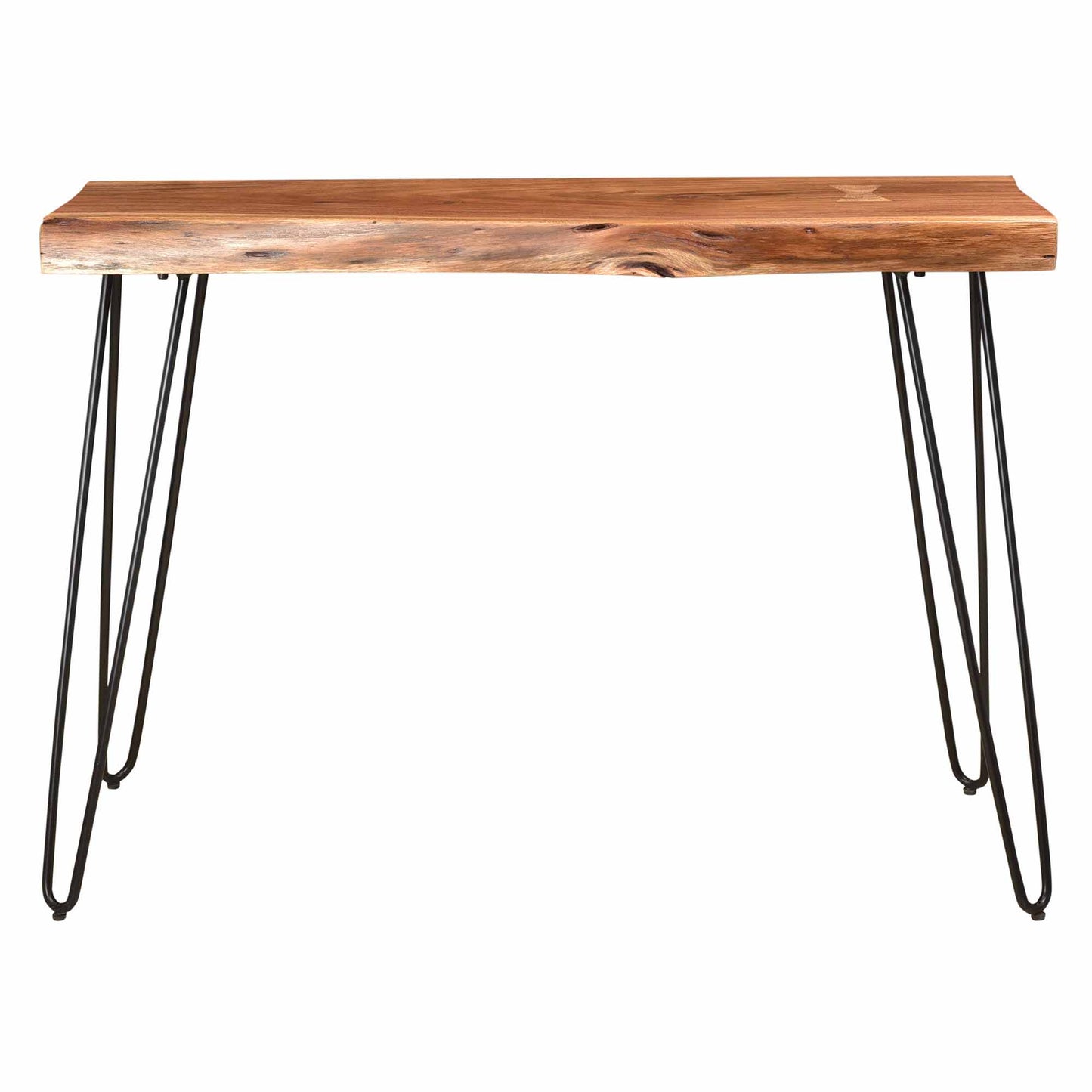 Nila Console/Desk in Natural and Black