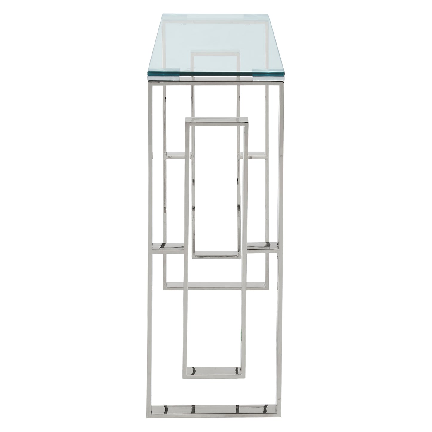 Eros Console/Desk in Silver