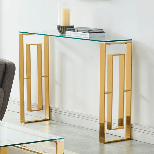 Eros Console/Desk in Gold