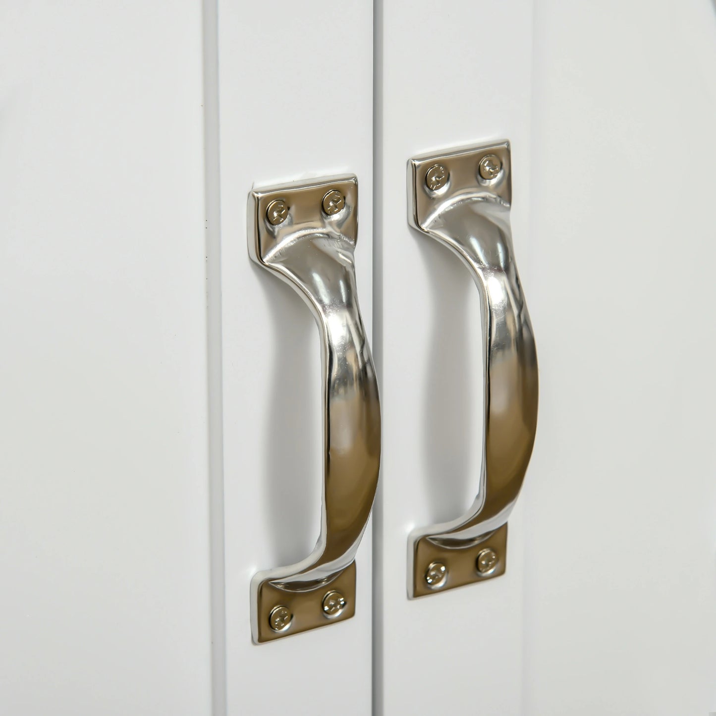 Foldable Kitchen Island with Storage Drawer, Farmhouse Style Rolling Utility Cart, Coffee Bar Cabinet on Wheels with Drop-Leaf Wood Top, White