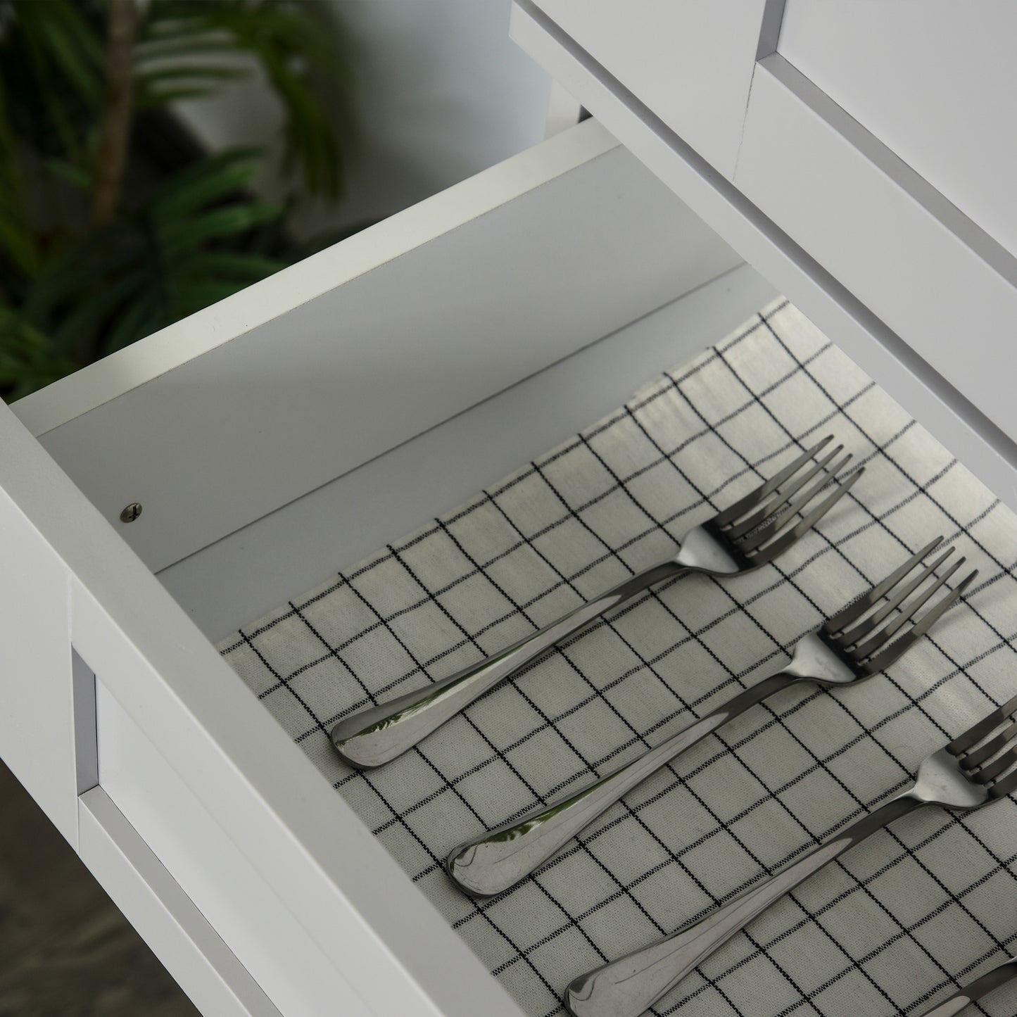 Modern Kitchen Pantry Freestanding Cabinet Cupboard with Doors and Shelves, Adjustable Shelving, Grey