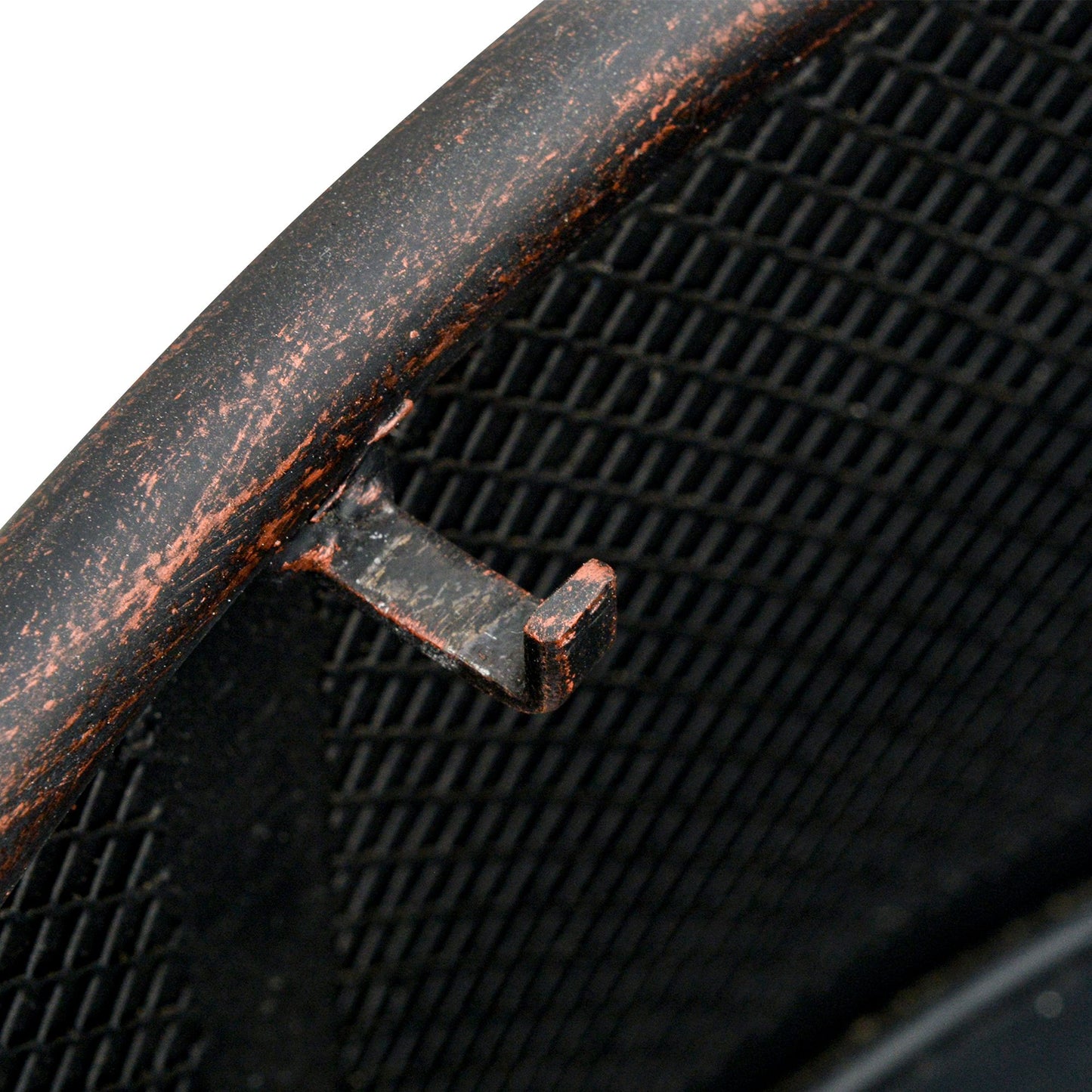 Outdoor Fire Pit with Screen Cover, Wood Burning Firebowl with Poker for Patio, Backyard, Black