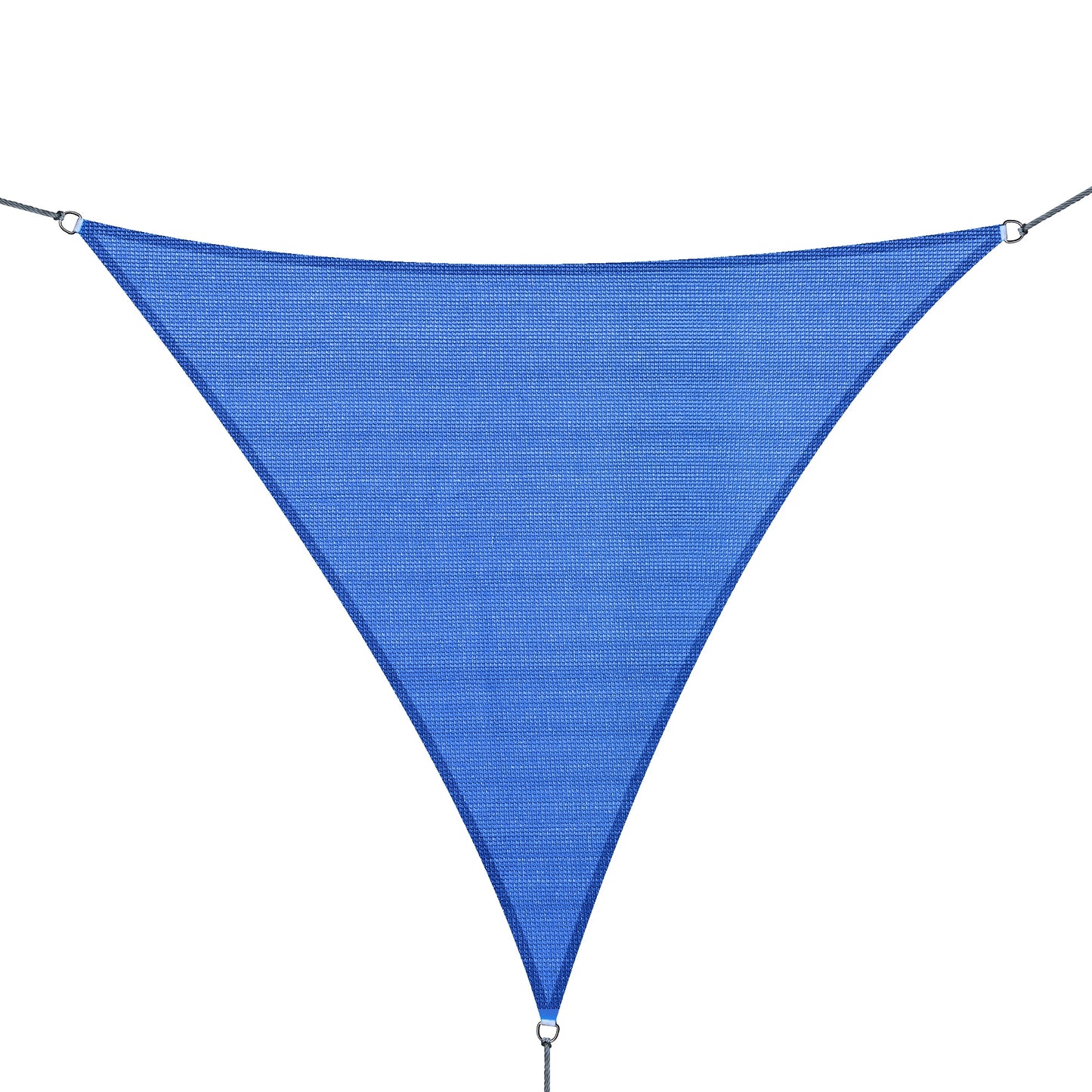 Outsunny 12 ft Triangle Sun Shade Sail Shelter Canopy Blue +Carrying bag