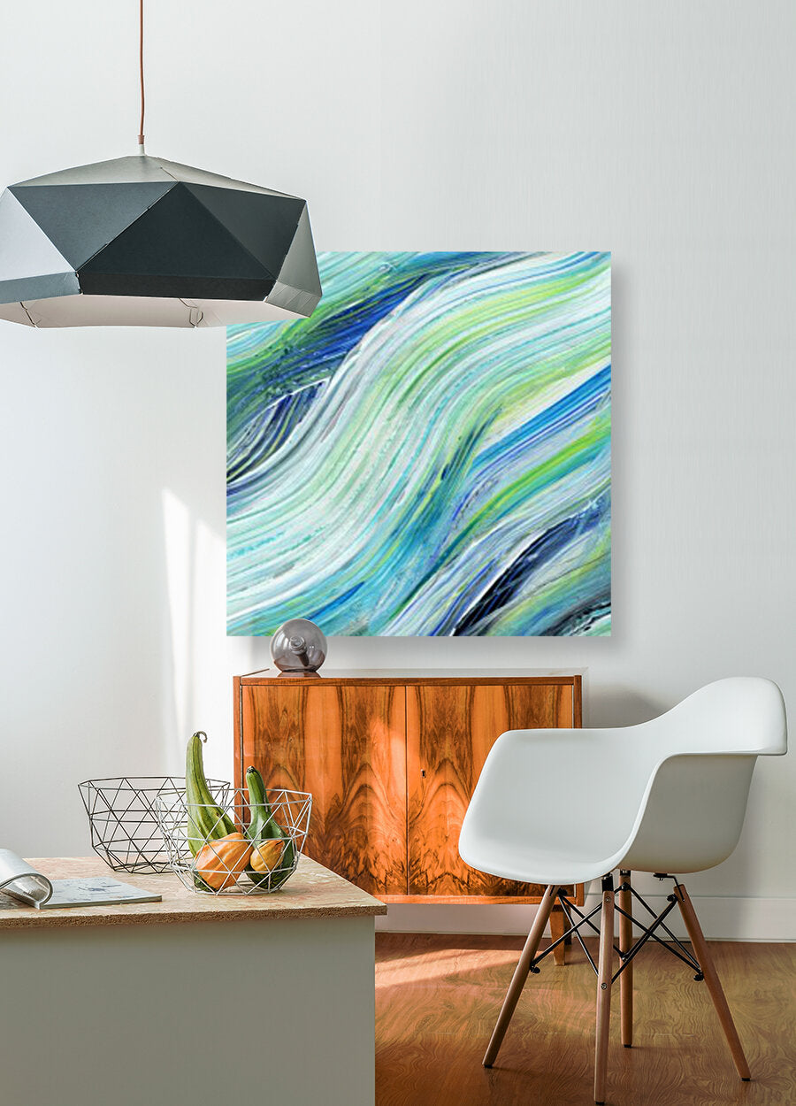 Sea Ocean Waves Coastal Beach House Nautical Decor XVIII by Irina Sztukowski