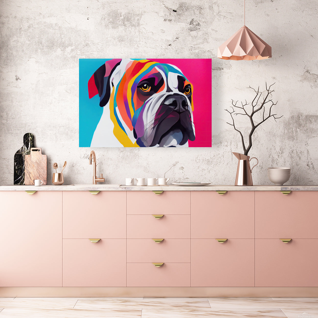 Colorblock Bullmastiff by AIWTF