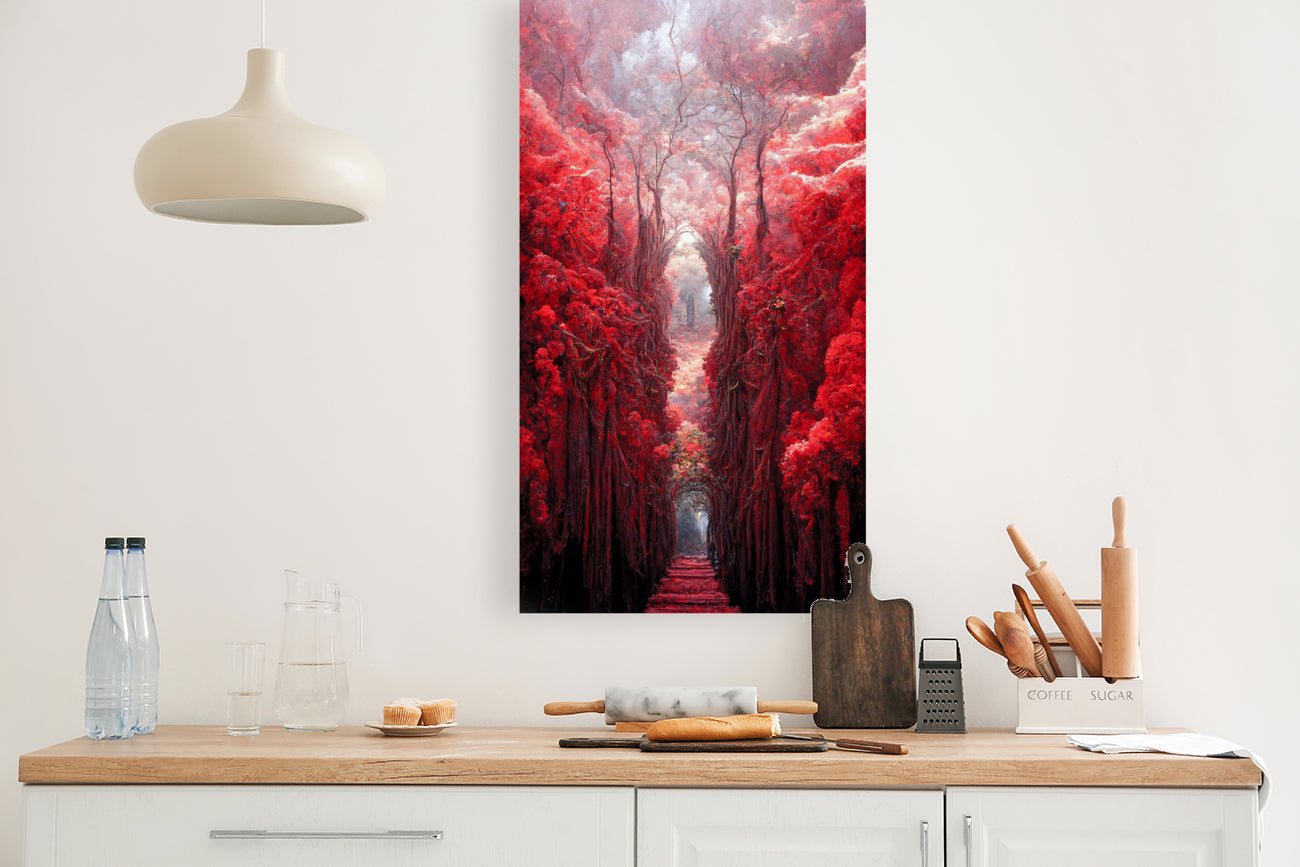 Epic Entrance Red Forest  by AlchemicalArts