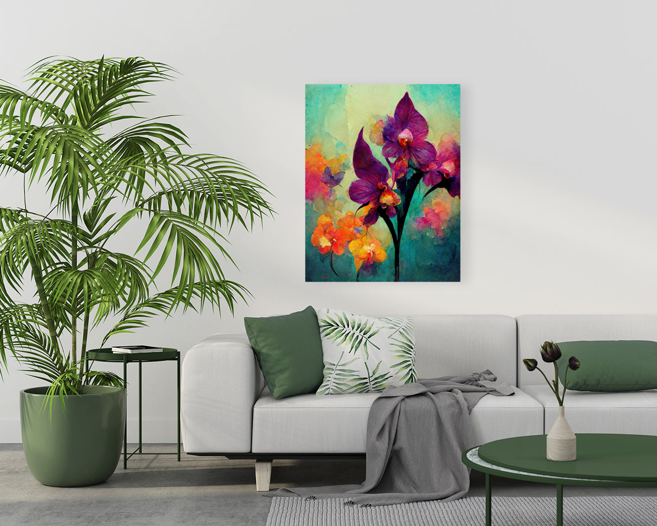 Colorful Orchids by AIWTF