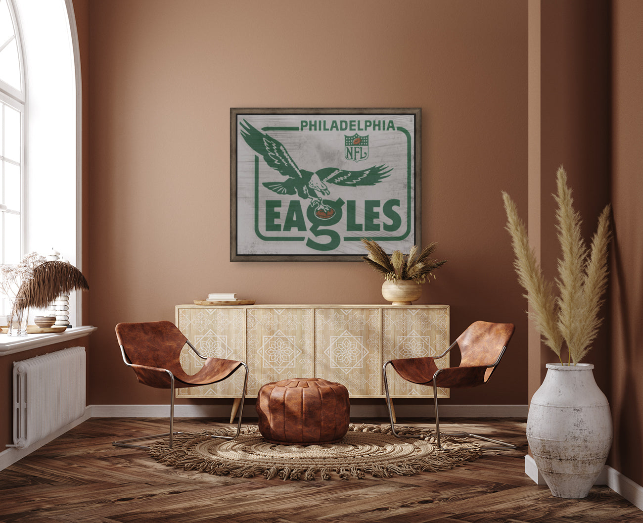 1970s Philadelphia Eagles NFL Art