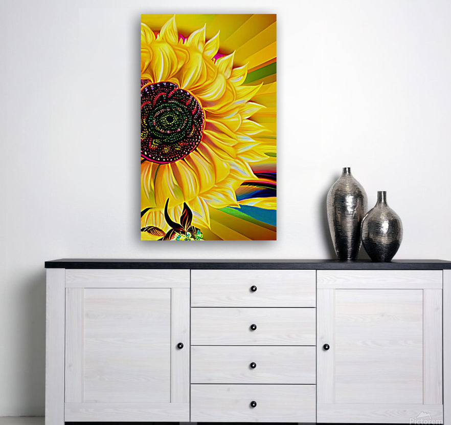 Radiant sunflower by Chris Bee Art Photography