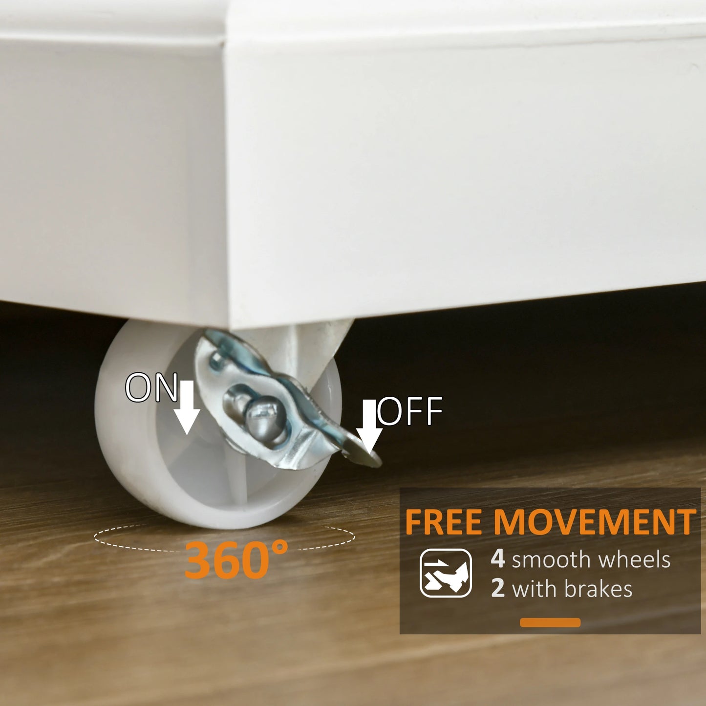 Foldable Kitchen Island with Storage Drawer, Farmhouse Style Rolling Utility Cart, Coffee Bar Cabinet on Wheels with Drop-Leaf Wood Top, White